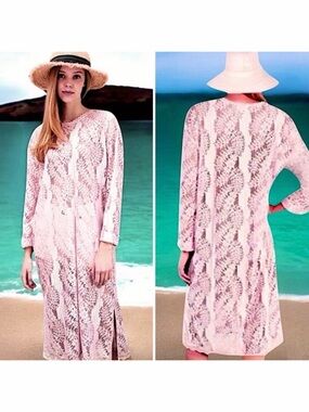 POL Lace Shift Dress Swimsuit Coverup Dress